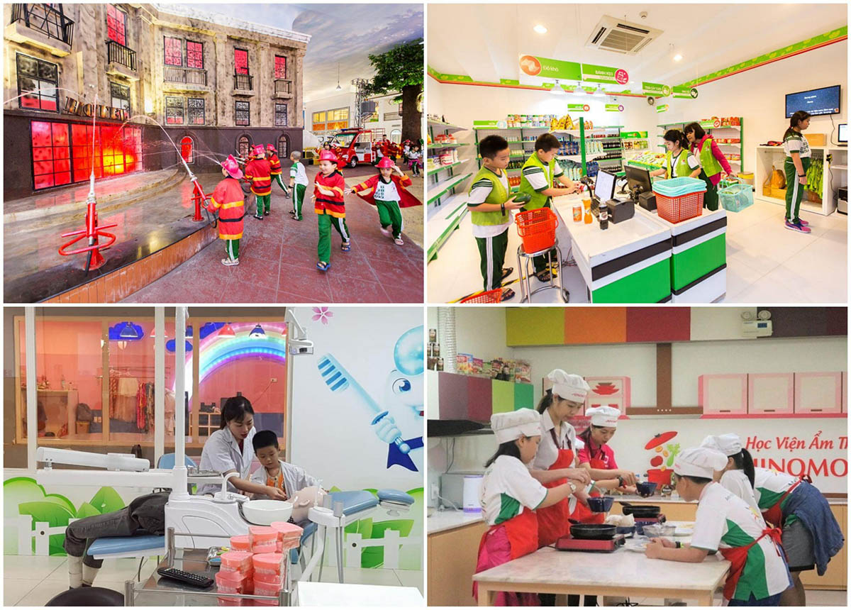 Vietopia - sân chơi trong nhà kết hợp giáo dục và hướng nghiệp